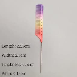 Steel Needle Pointed-tail Comb Hair Salon Hairdressing Combs Barber Perm And Dye Hair Hairbrush Bridal Styling Tools 101 102
