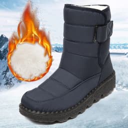 Waterproof Snow Boots for Women 2026 Non-slip Warm Winter Shoes Woman Thicken Plush Platform Ankle Boots Cotton Padded Shoes