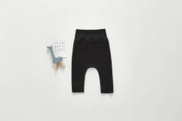 Spring And Autumn Newborn Infant Baby Boys And Girls Cotton Solid Color High Waisted Leggings Kids Fashion Baby Clothing