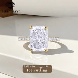 S925 Sterling Silver Tanzanite Blue Zircon Sparkle 5A Good Quality Ice Cut High Carbon Diamond Ladies Ring Fine Jewelry Women