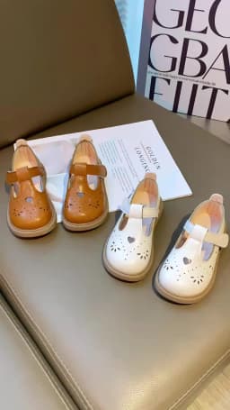 Size 21-30 2026 Spring Baby Girl Leather Shoes 2 To 3 Years Solid Color Soft Sole Princess Shoes Children's Casual Single Shoes