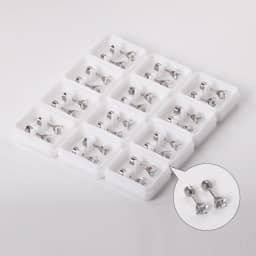 12Pair Cubic Zirconia Stud Earrings Round Crystal Stainless Steel No Fade Simple Screw Earrings Jewelry Gifts Wholesales Vintage