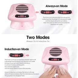 LINMANDA Air Nail Art Dryer With Automatic Sensor 300W Timing Warm Cool Wind Air Nail Fan Blow Dryer for Both Hands And Feet