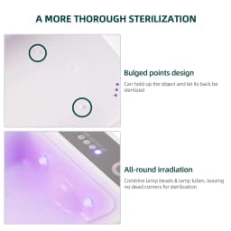 Electric UV Sterilizer Aromatherapy Box Multifunctional Mobile Phone Wireless Charger Disinfection Anti Bacteria Machine