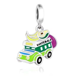 Fit Original Pan Charms Bracelet 925 Sterling Silver F1 Race Car Steering wheel Bead For Making Racing Enthusiast Berloqe