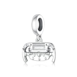 Fit Original Pan Charms Bracelet 925 Sterling Silver F1 Race Car Steering wheel Bead For Making Racing Enthusiast Berloqe