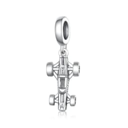 Fit Original Pan Charms Bracelet 925 Sterling Silver F1 Race Car Steering wheel Bead For Making Racing Enthusiast Berloqe