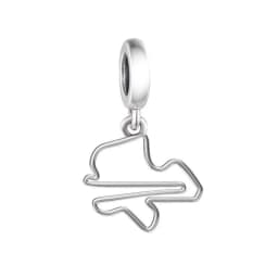 Fit Original Pan Charms Bracelet 925 Sterling Silver F1 Race Car Steering wheel Bead For Making Racing Enthusiast Berloqe