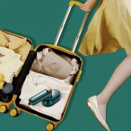 Compact Handheld Steam Iron -180° Rotation, Foldable Design - Convenient for Travel and Quick Makeup Repair - Ultimate Clothing