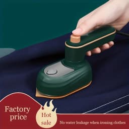 Compact Handheld Steam Iron -180° Rotation, Foldable Design - Convenient for Travel and Quick Makeup Repair - Ultimate Clothing