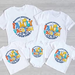 Making Memories Family Vacation 2026 Together Family Tshirt Travel Clothing Family Vacation Matching Shirts Summer Vacation Tee