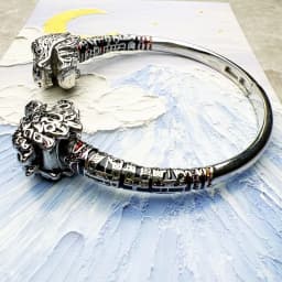 Dragon Bracelet Bangle Fine Jewelry For Women Men Summer Brand New Sterling 925 Silver Vintage Gift