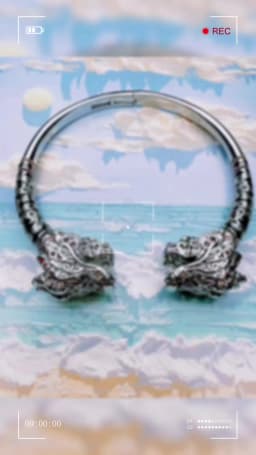 Dragon Bracelet Bangle Fine Jewelry For Women Men Summer Brand New Sterling 925 Silver Vintage Gift
