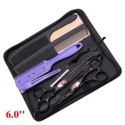 6'' Professional Hair Scissors Cutting Shears Thinning Hairdressing Haircut Salon Barber Home Japanese Steel Dropshipping A1019