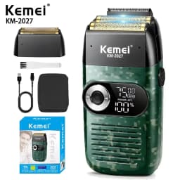 Kemei Original Electric Shaver Rechargeable Powerful Floating Razor Balds Head Shaving Machine for Men KM-2026 KM-2027