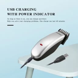 Kemei KM-666C Mini Hair Clipper Professional Beard Hair Trimmer Cutter Rechargeable Electric Hair Cutting Machine Hair Remover