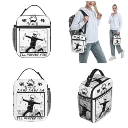 Gojo Satoru Accessories Insulated Lunch Bag For School Food Container Reusable Thermal Cooler Lunch Box