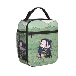 Gojo Satoru Accessories Insulated Lunch Bag For School Food Container Reusable Thermal Cooler Lunch Box