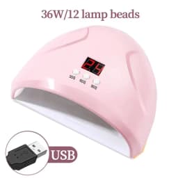 USB Nail Phototherapy Machine Nail Lamp 12 UV LEDs Light Curing 36W Nail Polish Gel Infrared Sensor Machine Nail Art