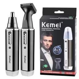 KEMEI 6630 4in1 Rechargeable Nose Trimmer Beard Trimmer Ear Eyebrow Nose Hair Trimmer For Nose Ear Hair Removal Clean Machine