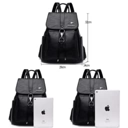 Bagpack Luxury Women Backpack Soft Leather Backpacks for Teenage Girls Female School Shoulder Bags for Women 2025 Mochila Sac