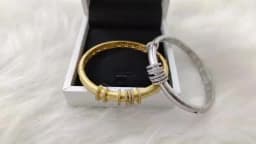 Sparkling art diamond inlaid woven sunflower bracelets for Women silver 925 luxury brushed High quality bangles wedding jewelry