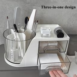 Nail Art Tools Storage Box Cotton Swab Container Nail Accessories Makeup Brush Organizer Box Nail Brush Pen Holder nails tool
