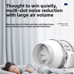 Exhaust Fan Home Mute Duct Fan Bathroom Exhaust Fan Ventilation Kitchen Bathroom Wall Mounted Pure Copper Motor