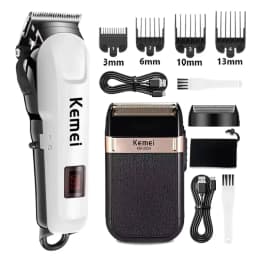 Kemei Hair Clipper Km-809A Km-2299 Km-2024 UBS Rechargeable Cordless Beard Trimmer Powerful Electric Hair Clippers for Men