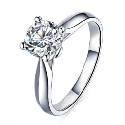 2 Carat Colorful Moissanite Rings D Color VVS Original Sterling Silver 925 Jewelry For Women Wedding Bands with Free Certificate