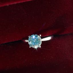 2 Carat Colorful Moissanite Rings D Color VVS Original Sterling Silver 925 Jewelry For Women Wedding Bands with Free Certificate
