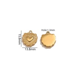 5pcs Stainless Steel Butterfly Snake Sun Heart Charms Jewelry Making Accessories DIY Women Earrings Necklace Jewelry Making Base