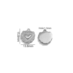 5pcs Stainless Steel Butterfly Snake Sun Heart Charms Jewelry Making Accessories DIY Women Earrings Necklace Jewelry Making Base