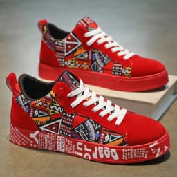 Mens Casual Sport Shoes Autumn Fashion Comfort Non Slip Casual Sneakers Platform Outdoor Running Shoes Graffiti Board Shoes