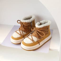 2025 New Autumn/Winter Children Boots For Boys Warm Plush Rubber Sole Toddler Kids Sneakers Fashion Girls Boots 21-30