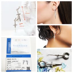 Bowknot Snake Sword Heart Tooth Creole Hinged Hoop Earrings Fine Jewelry For Women Vintage Gift In Real 925 Sterling Silver