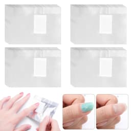 500/1000Pcs Nail Foil Wraps Nail Wraps Remover Tin Foil Nail Wraps Nail Art Soak Off Gel Polish Acrylic Removal for Removing