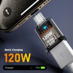 8Pcs 120W USB 3.2 OTG Adapter Female to Type C Male Fast Charging Cable for iPhone 15-17 Samsung Laptop PC - USB-C Connectivity