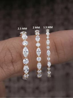 925 Sterling Silver Real Moissanite Diamond Marquise Round Ring For Women Daily Outfits Party Fashion High Quality Jewelry