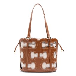 CH High-end Brand Women's Handbag Fashion Hollow 2026 New Large Capacity Simple Shoulder Bag