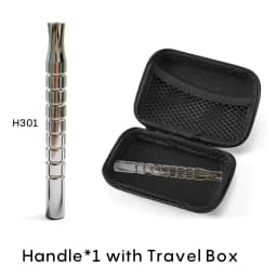 Shavcooo Glide Pro 4D Stainless Steel Safety Razor Eco-friendly Dual Half Shaving Shaver for Men Women Gift Kit with Travel Box