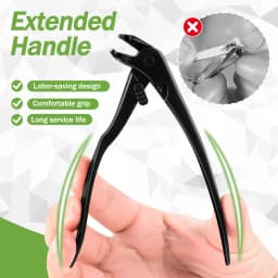 Heany Duty Large Opening Nail Clippers for Seniors Pregnant with Lock Buckle Angled Curve Toenail Clippers for Thick Nails Tool