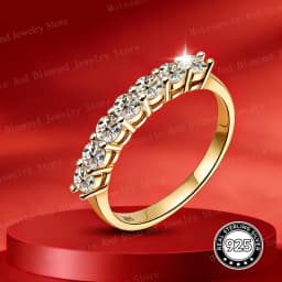 Promotion 100% Authentic Moissanite and Cubic Zirconia Unisex Ring S925 Silver Ring D VVS1 Luxury Sparkle for Men and Women