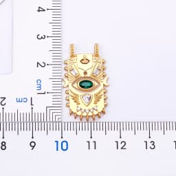 AIBEF New Trend Square Inlaid Lucky Evil Eye Geometric Pendant Zircon Necklace Women's Punk Rock Jewelry Personalized Gift