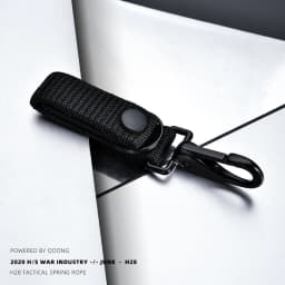 Military Specification Nylon Belt Waistband Key Ring High Density Velcro Key Chain Removable Durable Hanging Buckle Keychain H28