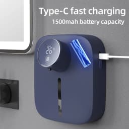 Hot Soap Dispenser Automatic Wall-mounted Rechargeable Temperature Display Liquid Foam Soap Dispensers Hand Sanitizer Machine