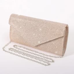 Women Envelope Evening Bag Glitter Ladies Chain Shoulder Bags Shiny Silver Long Purse Female Wedding Party Clutches Mini Handbag