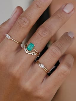 100% 925 Sterling Silver New Fashion Women's Advanced Design Sense Simple Crown Zircon Gold Plated Ring Daily Matching