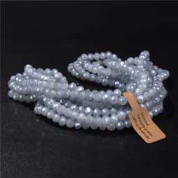 Wholesale 5 strand/lot Faceted Austrian Crystal Bead Rondelle Loose Spacer AB Color Glass Beads For Jewelry Making Accessories
