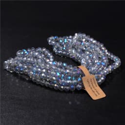 Wholesale 5 strand/lot Faceted Austrian Crystal Bead Rondelle Loose Spacer AB Color Glass Beads For Jewelry Making Accessories